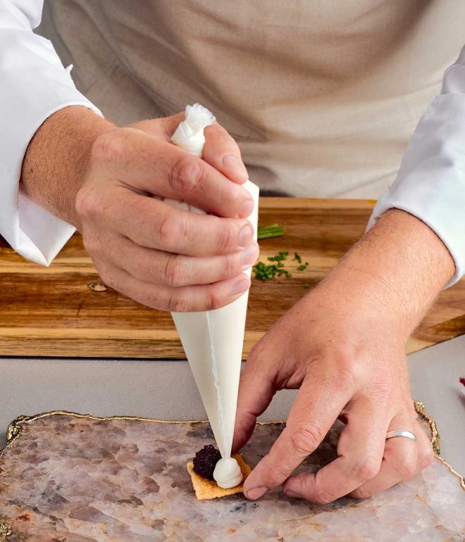 Chef preparing food Algarve Portugal