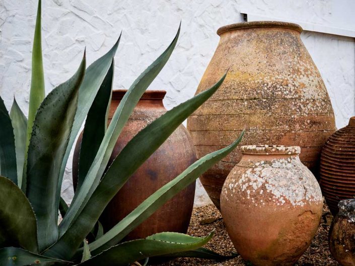 Terracotta vases Algarve Portugal