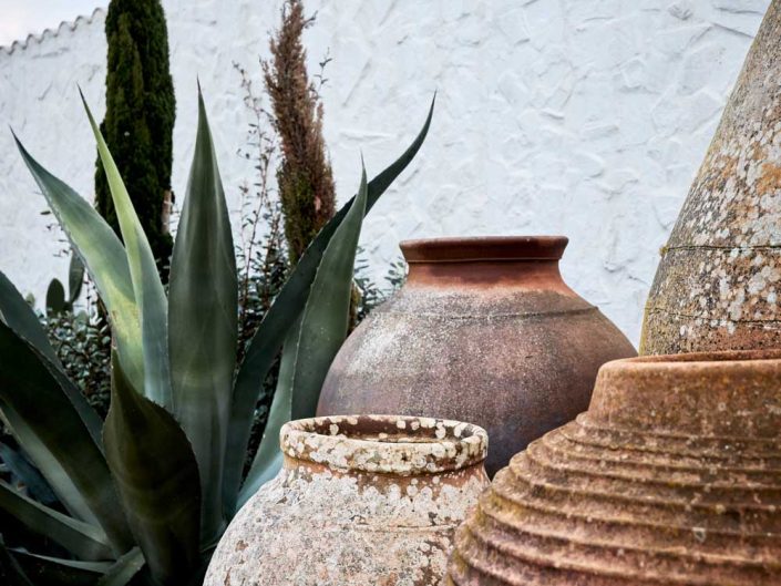 Terracotta vases Algarve Portugal